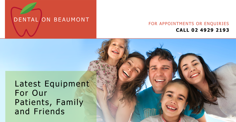 A family after teeth whitening services in Hamilton